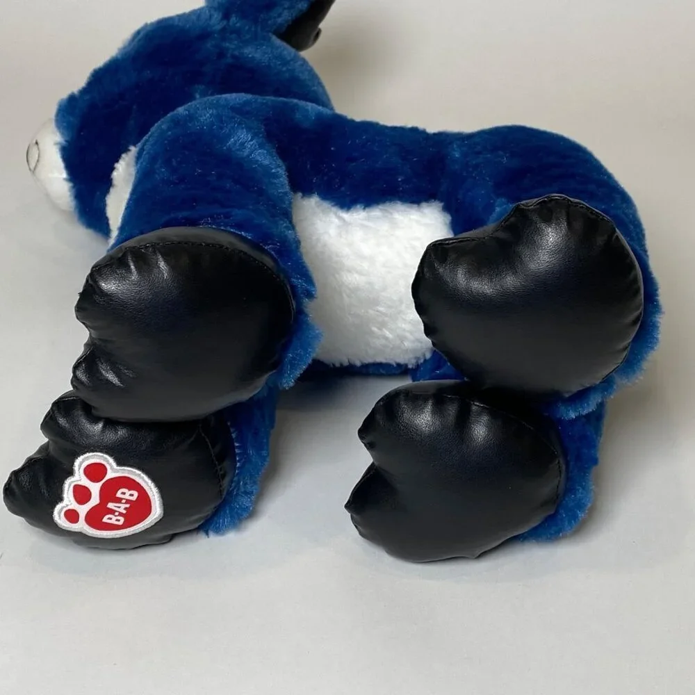 Build a Bear Workshop Tinsel Reindeer Plush Stuffed Animal Toy Blue No Cape